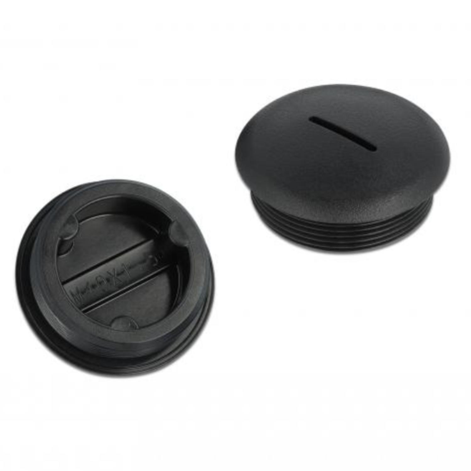 Delock Bouchons de fermeture M40 x 1,5 noir 10 pièces - Delock
