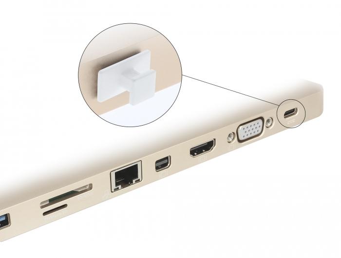 Delock Stofkap voor USB Type-C™ connector met grote greep 10 stuks - Delock