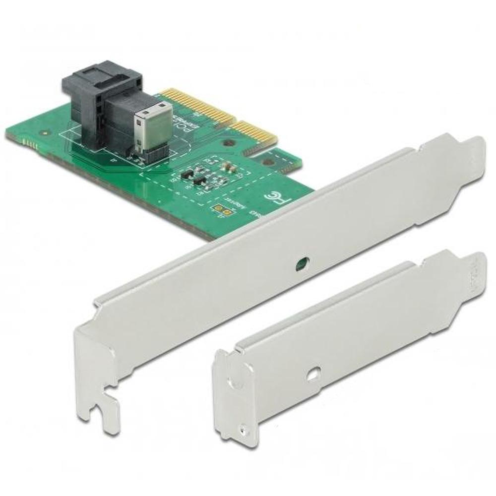Carte Delock PCI Express x4 vers 1 x interne SFF-8643 NVMe - Profil bas - Delock