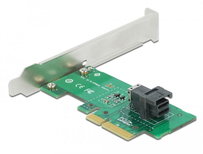 Carte Delock PCI Express x4 vers 1 x interne SFF-8643 NVMe - Profil bas - Delock