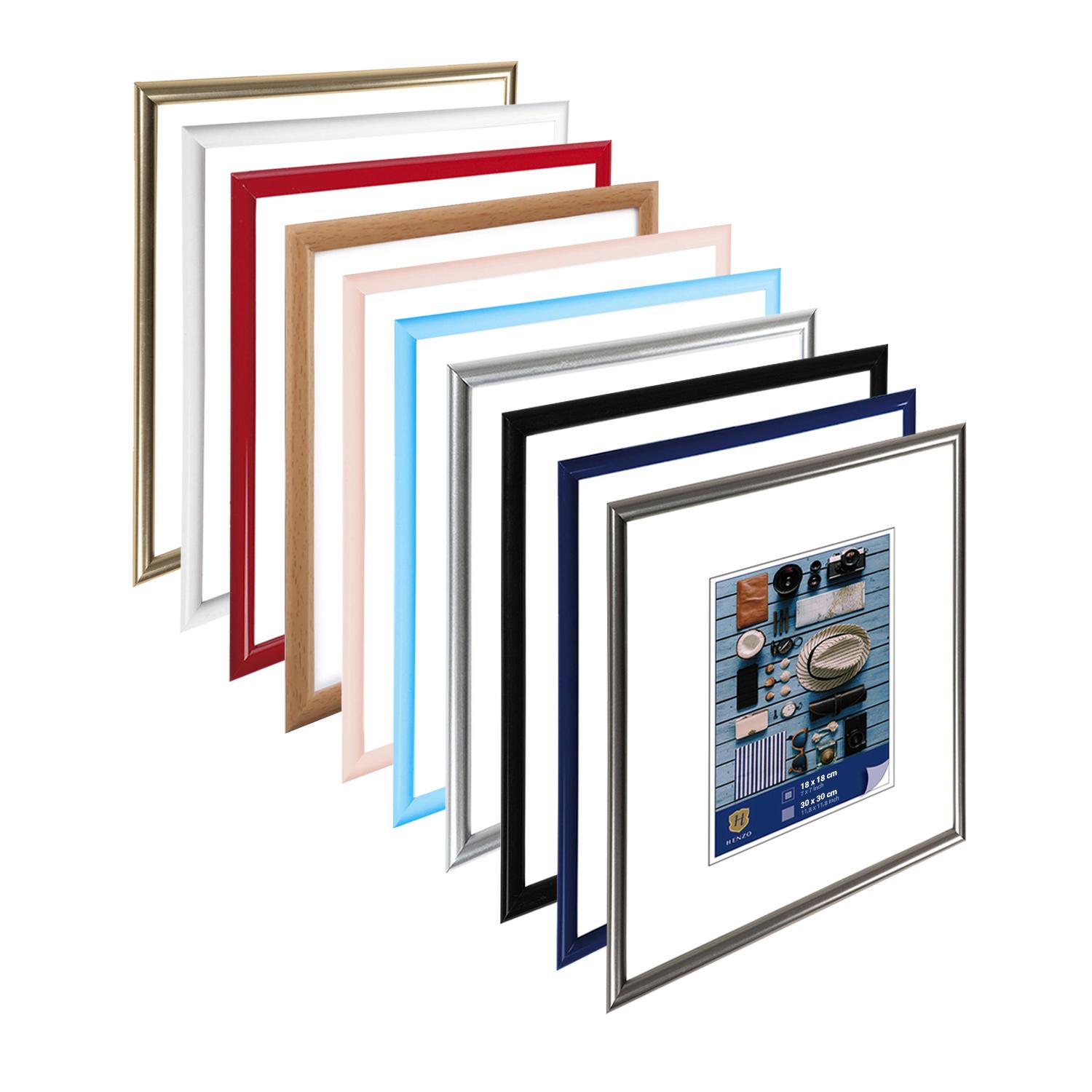 Cadre photo Napoli - 30x30cm - Gris