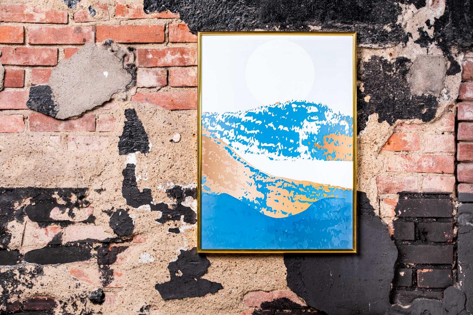 Cadre Napoli - 60x90cm - Or