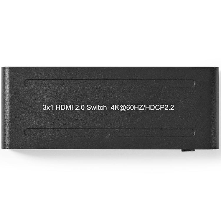 3-poorts 2.0 HDMI switch 4K - Splitter