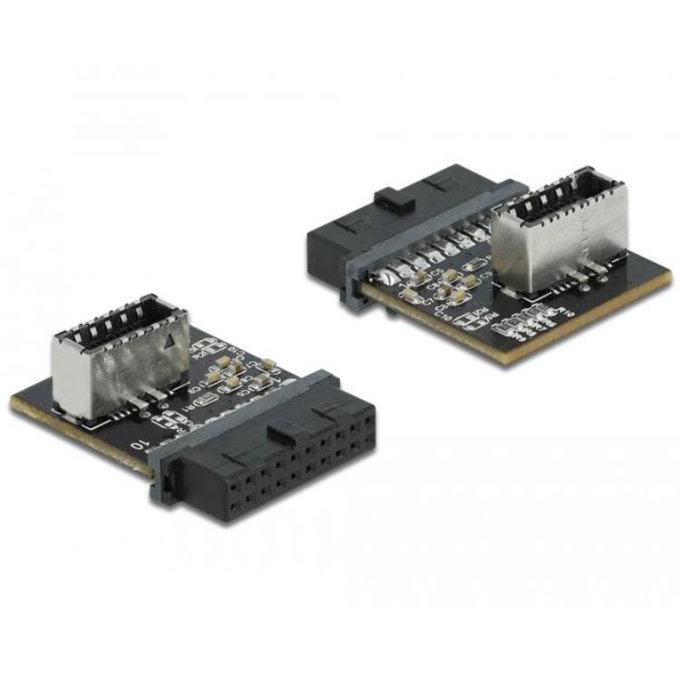 Pin header naar interne Key A - Delock