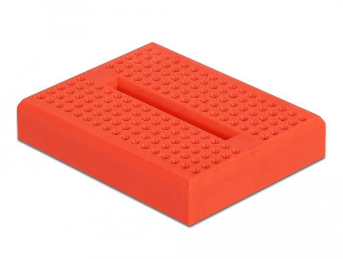 Delock Mini-plaque d'expérimentation 170 contacts rouge - Delock