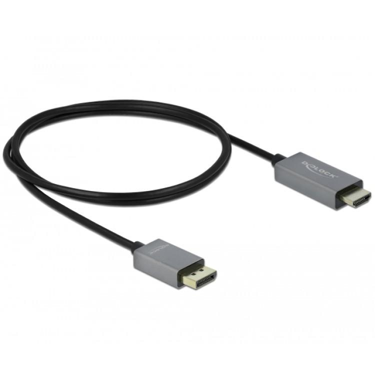 Câble DisplayPort vers HDMI 4K noir longueur 5 mètres