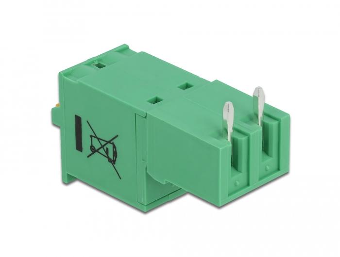 Delock Jeu de borniers pour circuit imprimé 2 pôles pas de 5,08 mm horizontal - Delock