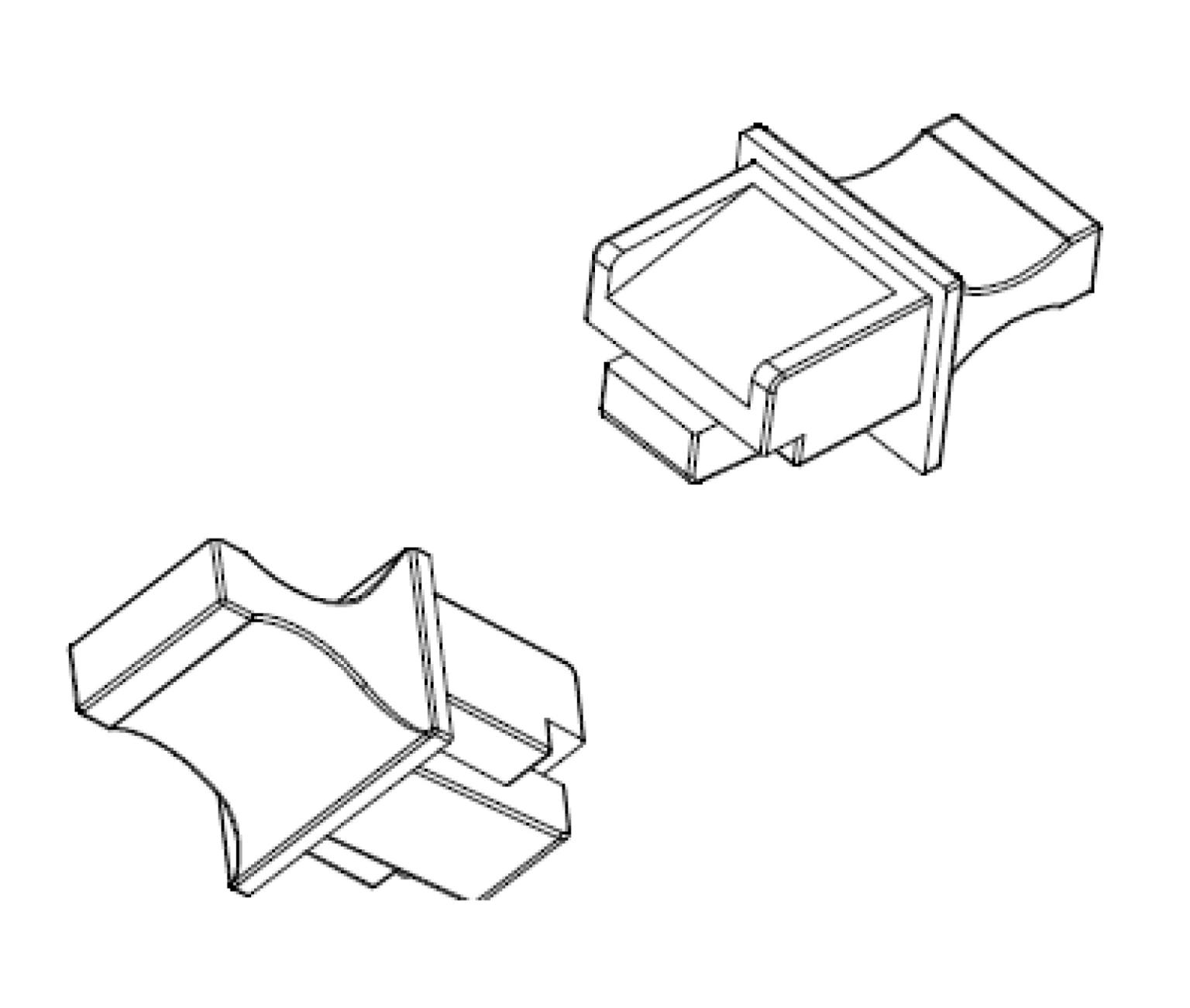 RJ45 dummy plug, noir 100pcs. - EFB Elektronik