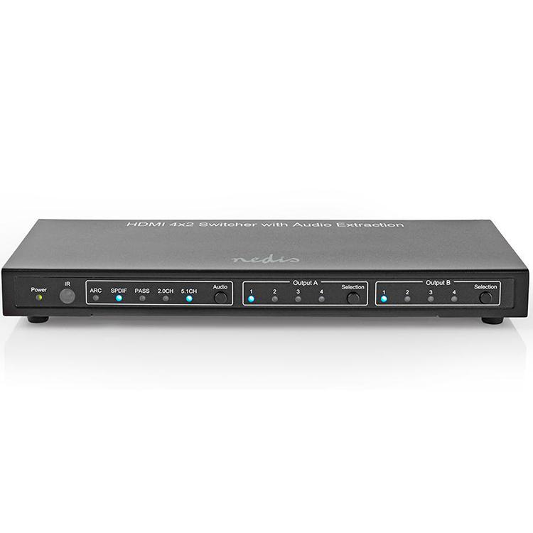 HDMI matrixswitch - 4 naar 4 poorts - Nedis