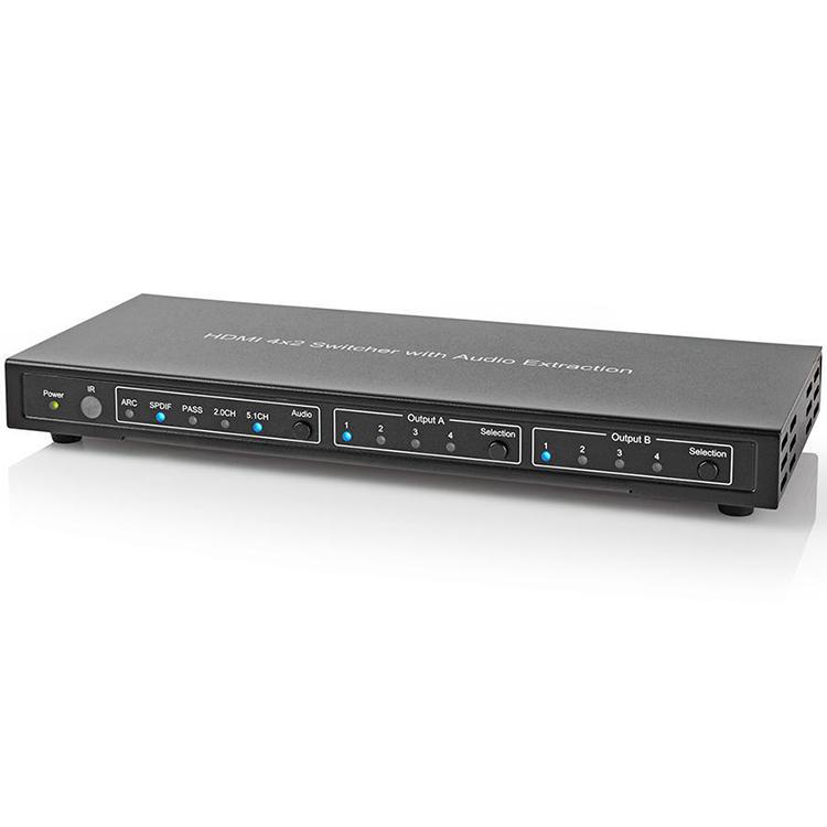 HDMI matrixswitch - 4 naar 4 poorts - Nedis