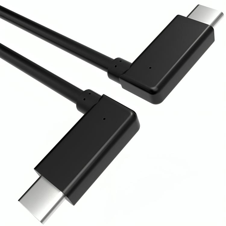 Haakse USB C naar USB C kabel - Allteq