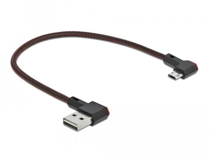 Delock EASY-USB 2.0 Kabel Type A Stekker naar EASY-USB Type Micro-B s - Delock
