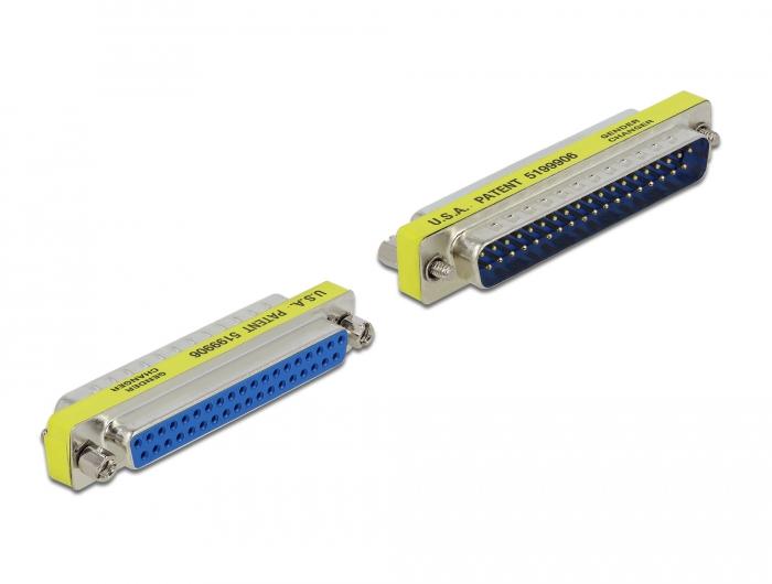 Delock Sub-D 37-polige adapter Stekker op Buchse - Poortsaver - Delock