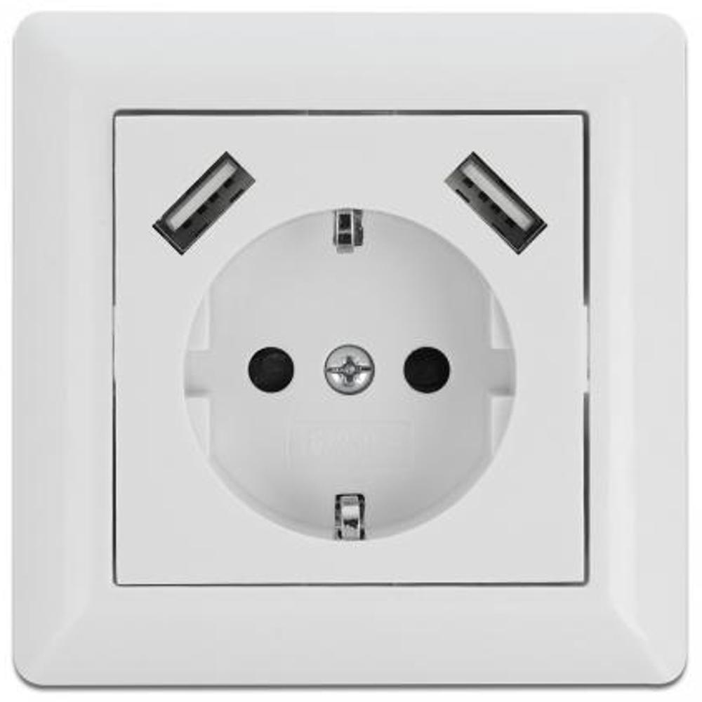 Prise avec USB - Delock