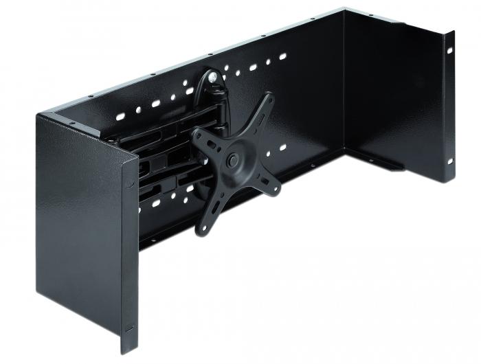 Bras de moniteur 19″ noir - Armoires serveurs et racks