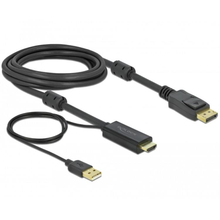 Câble DisplayPort 4K vers HDMI - Delock