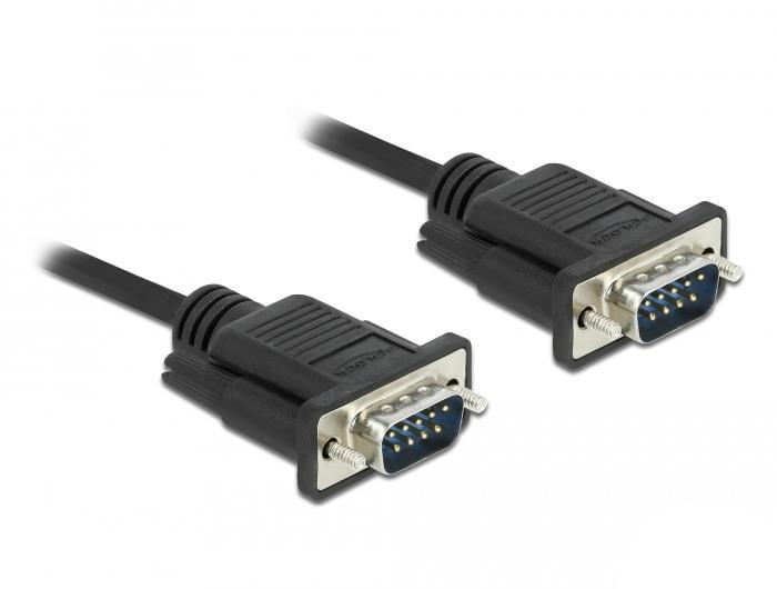 Delock Seriële Kabel RS-232 Sub-D9 Stekker op Stekker 5 m - Delock