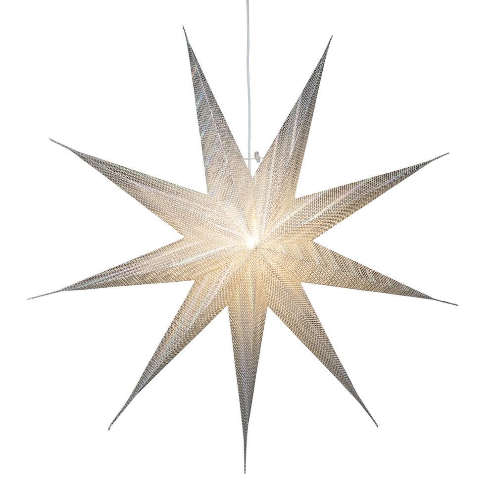 Poinsettia - guirlandes lumineuses d'intérieur - 1 ampoule - 115 x 115 cm - blanc chaud - E14