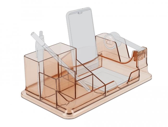 Delock Bureau-organizer transparant - Delock