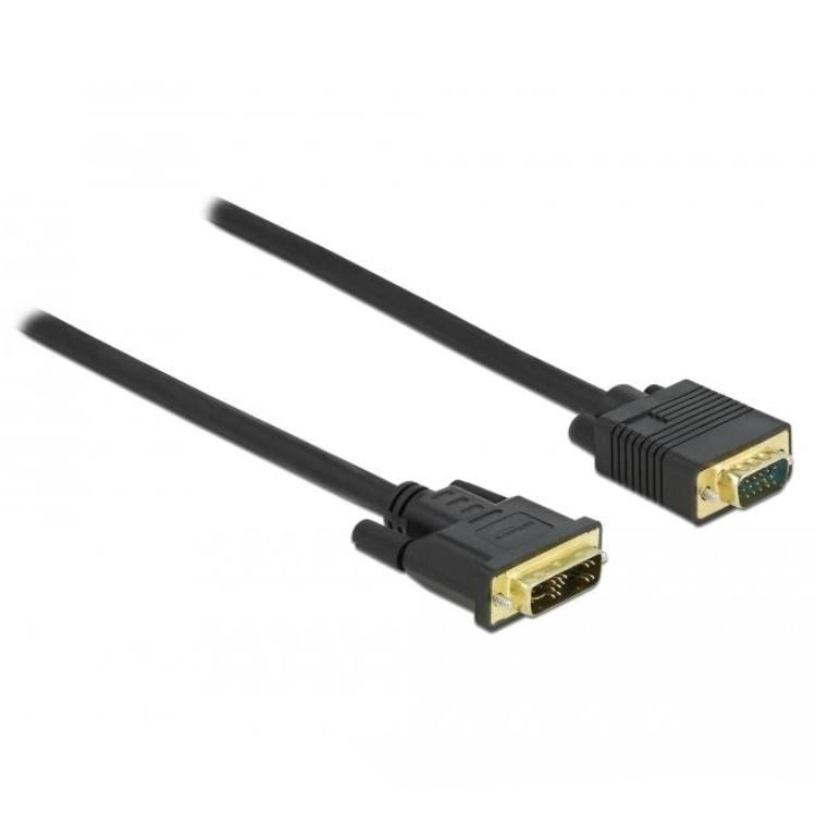 Câble Delock DVI 12+5 mâle vers VGA mâle 2 m - Delock