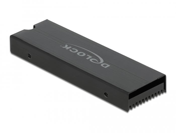 Delock koellichaam voor M.2 SSD 2280 zwart - Delock