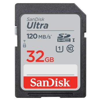 SDHC Ultra 32GB (Classe 10/UHS I/120MB/s) - SanDisk