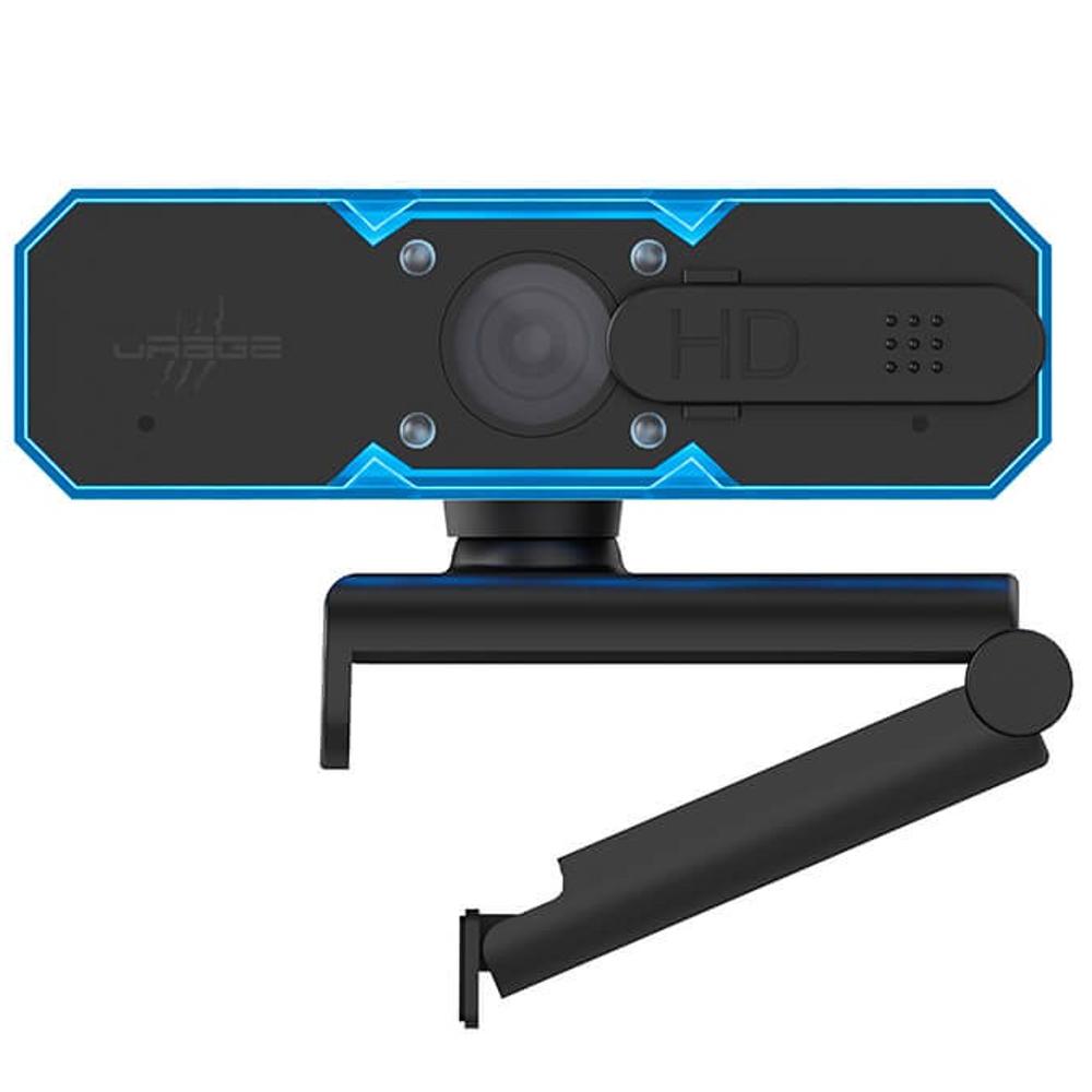 Streaming-webcam REC 600 HD met spy protection, zwart - uRage