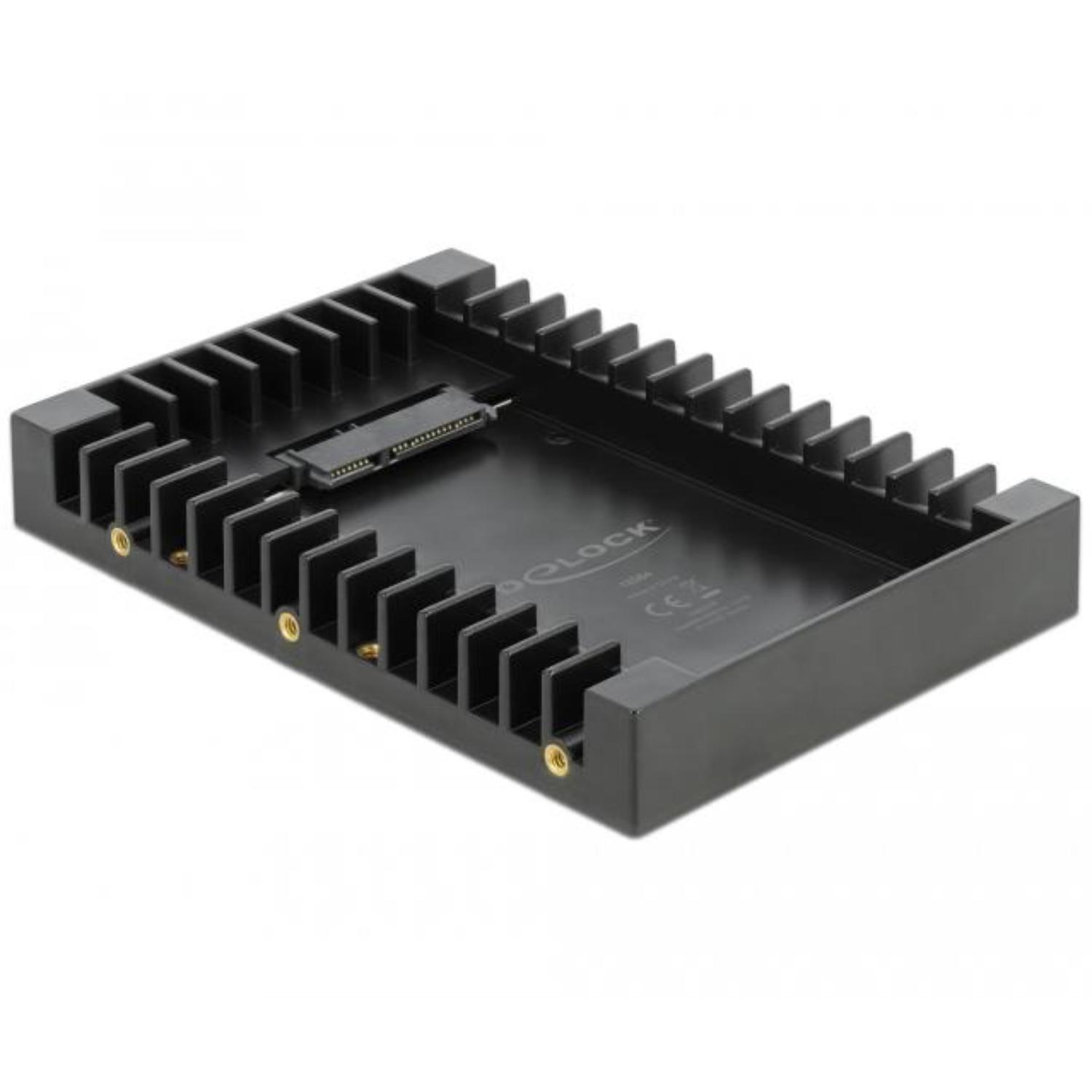 Delock 3,5″ châssis d'encastrement pour lecteur SATA 2,5″ noir - Delock