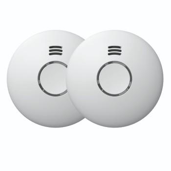 Optische rookmelder 85dB draadloos, aankoppelbaar, Kit 2 stuks - Profile