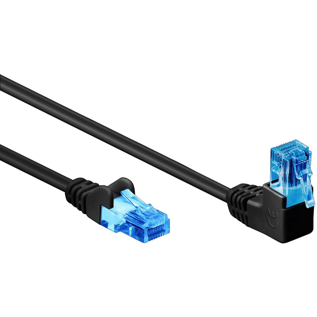 Câble U/UTP Cat 6a coudé - Goobay