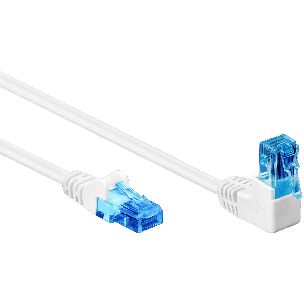 U/UTP netwerkkabel Cat 6a haaks - Goobay