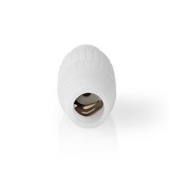 Connecteur de câble pour câble coaxial Blanc - Nedis
