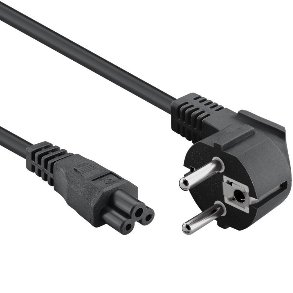 NEDIS Câble d'alimentation coudé pour PC, moniteur et onduleur noir - 5  mètres