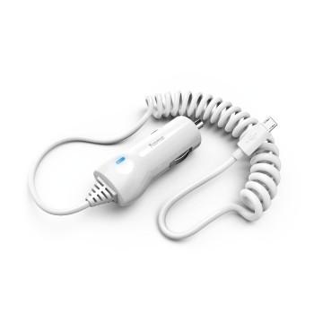 Autolader, micro USB, 1,2 A, wit - Hama