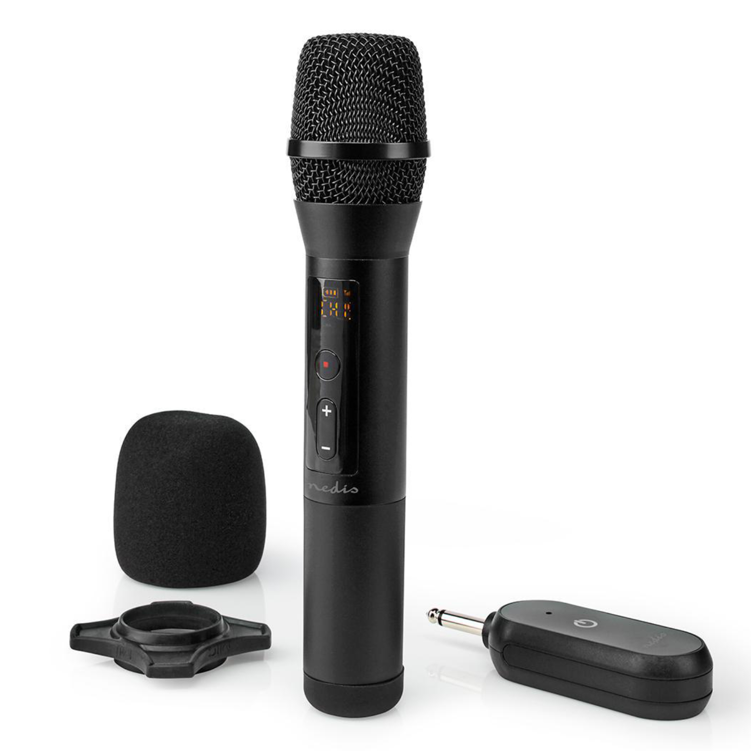 Draadloze handmicrofoon set - Nedis