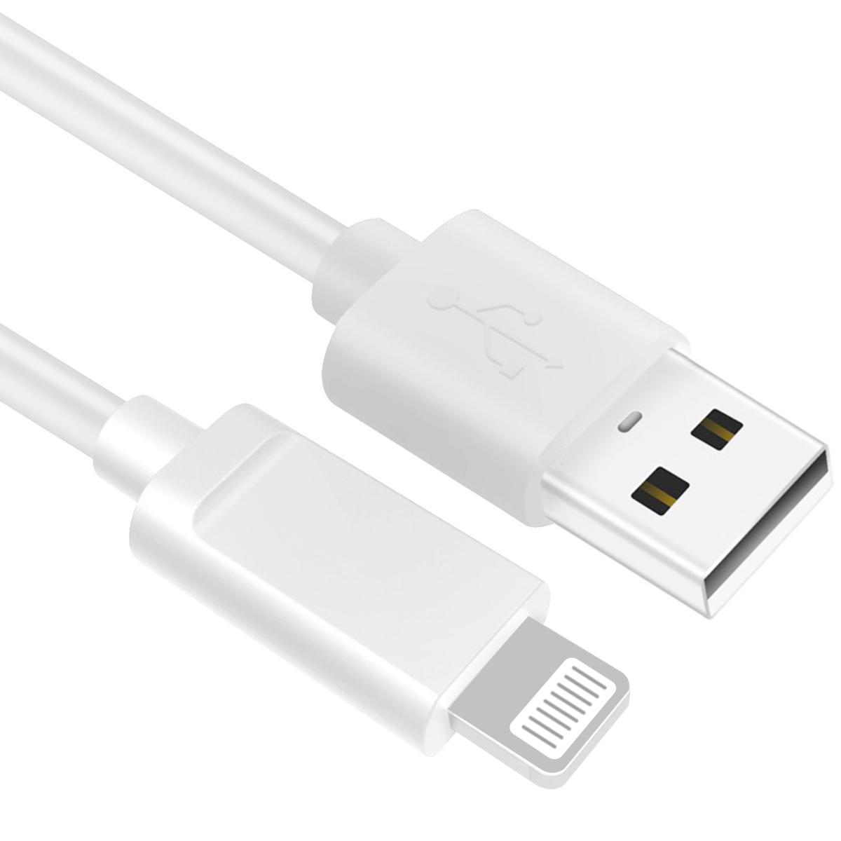Câble de chargement USB avec 3 connecteurs Lightning Couleur Blauw - iPhone  / iPad /