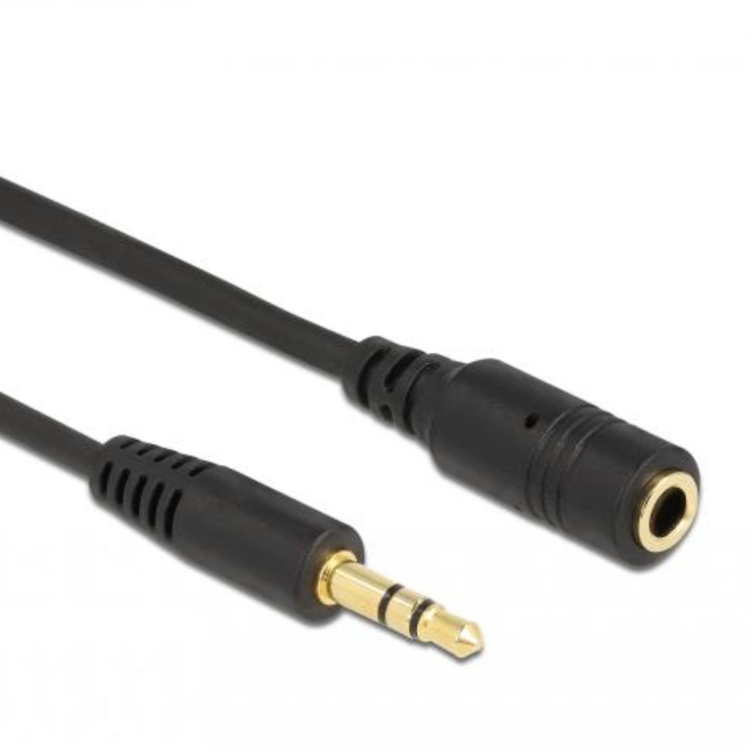 Delock spiraalkabelverlenging 3,5 mm 3-polige jackplug naar jackplug - Delock