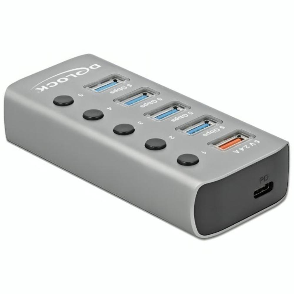 USB C hub - 4 poorten - Delock