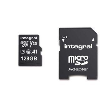 Carte microSDXC / SD 128 Go - Integral