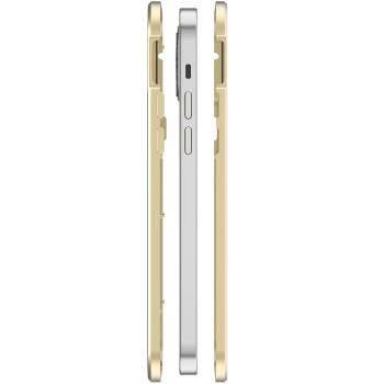360 Glazen Afdekking voor Apple iPhone 12/12 Pro, goud - White Diamonds