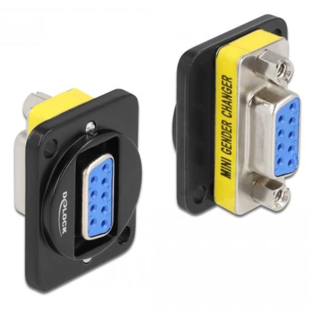 Delock D-type module DB9-aansluiting op DB9-aansluiting - Delock