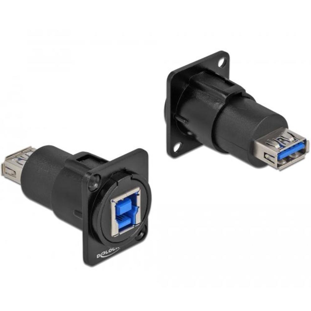 Delock Module D-Type USB 3.0 Connecteur Type-A vers Connecteur Type-B - Delock
