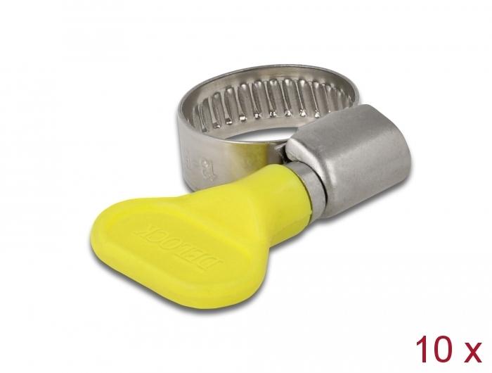 Delock slangenklem met vlindermoer 13 - 19 mm 10 stuks - Delock