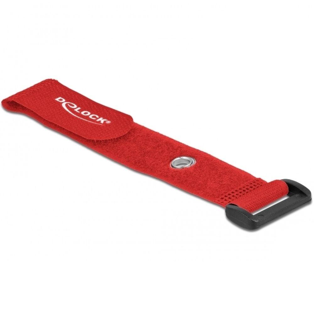 Klittenband - 150 mm - Rood - Delock