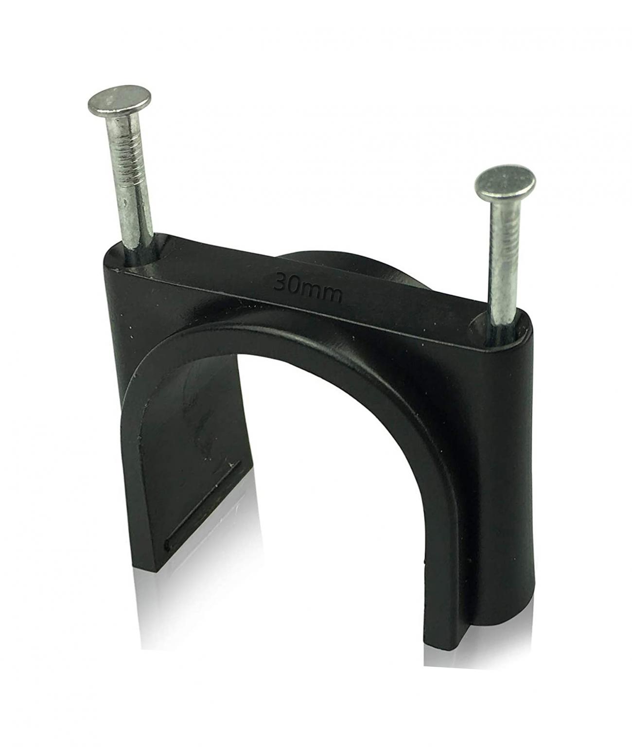 Lot de 50 clips de câble réglables - 3 m - Support de câble autocollant