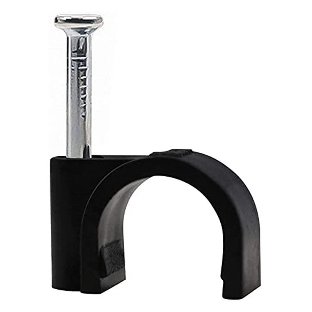 Kabelclip zwart 100 stuks