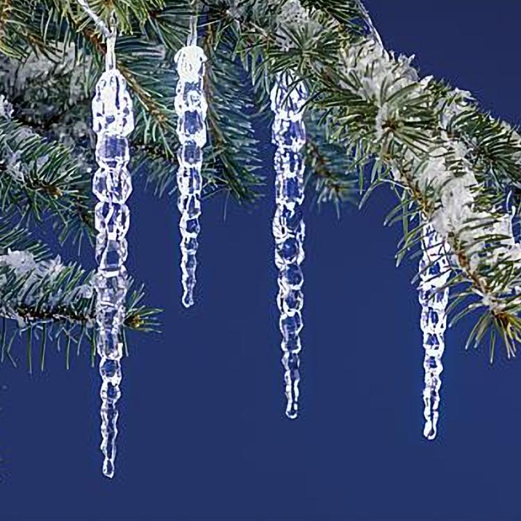Guirlandes lumineuses - guirlandes de Noël à leds pour l'intérieur et l'extérieur - 40 lumières - 5,85 mètres - blanc froid