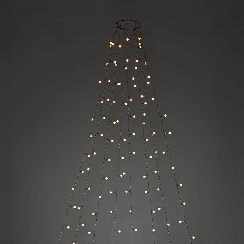 Lichtmantel - led kerstverlichting buiten en binnen - 240 lampjes - 2.4 meter