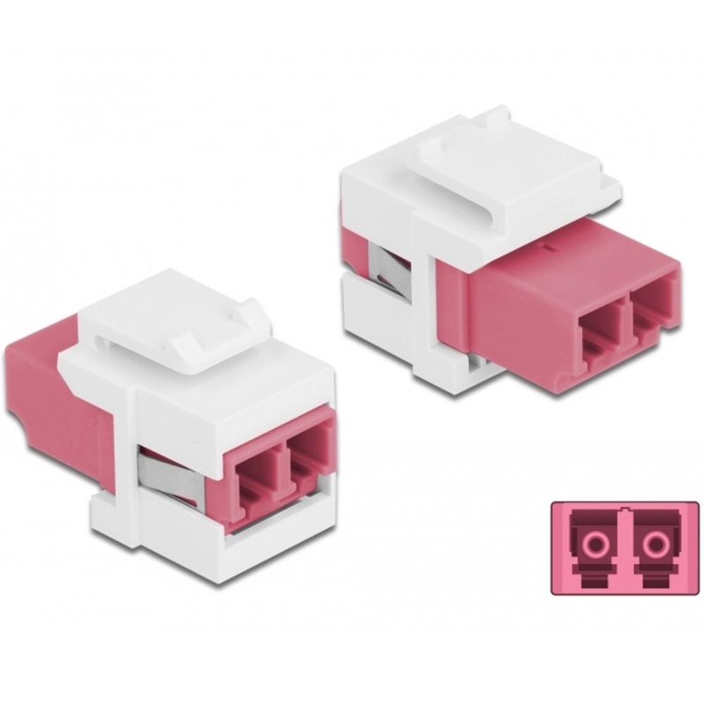LC Duplex Multimode keystone - Delock