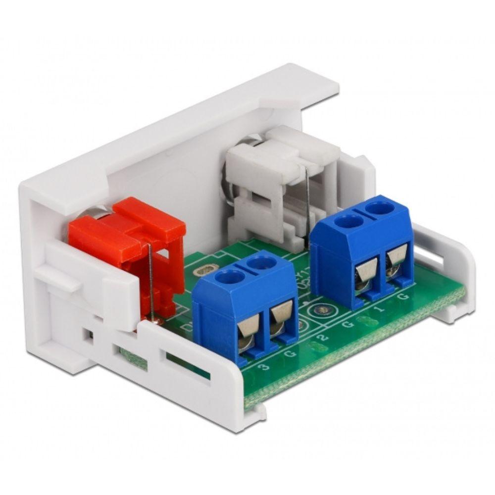 RCA module - Wit - Delock